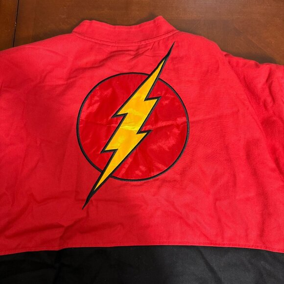 DC Comics The Flash Racing Jacket Box Lunch Exclusive Red Blk Size Large - Picture 7 of 16